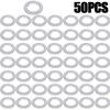 10-100pcs M14 Car Sealing Gasket Aluminum Screw Washer Auto Engine Bottom Oil Drain Screw Sealing Gasket Accessories for Honda