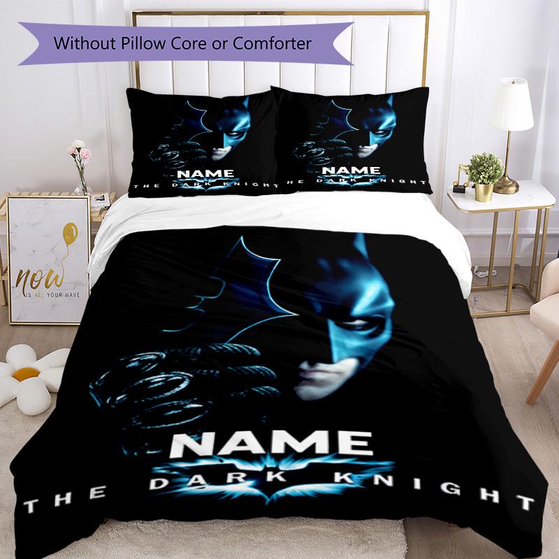 Warnermedia (24) Customize your name Bedding Set Breathable Duvet Cover with Pillowcases Home Decoration Birthday Gift