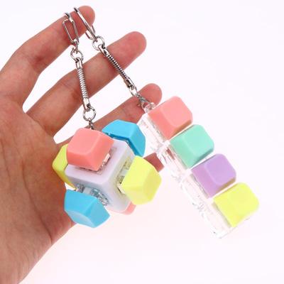 1 Stück Jungen Mädchen Anti-Stress Finger-Keyboard-Spiele Schlüsselanhänger ohne Licht 9 Keyboard-Tasten Spielzeug für Erwachsene Antistress-Spielzeug