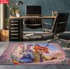 Cartoon Fox and Rabbit Large Room Carpet Non Slip Cartoon Kids Bedroom Living Room Floor Mat Home Decor Children's Play Carpet