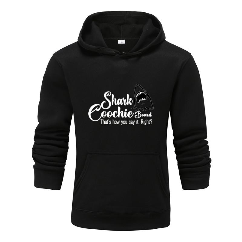 

Осенне-зимняя новая персонализированная одежда с принтом Shalk Coochile Boald для мужчин и женщин, толстовка с капюшоном для любителей, пуловер, спортивная толстовка для бега S чёрный