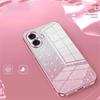For iPhone 16 Case Electroplating Gradient Glitter TPU Phone Cover