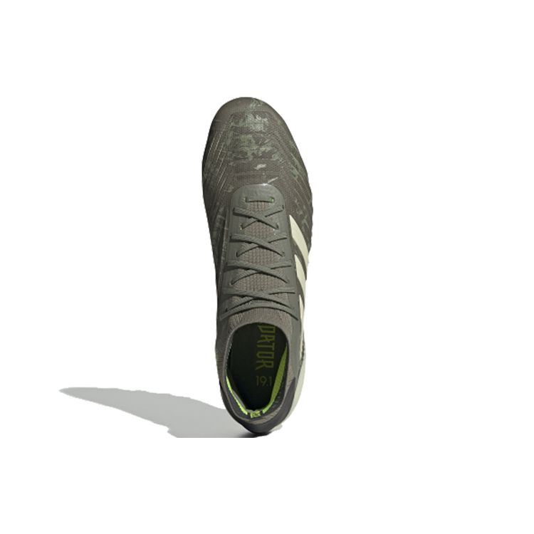 Adidas Predator 19.1 Round Toe Lace-Up AG Soccer Shoes Men Soccer Shoes Gem-Green FV6413