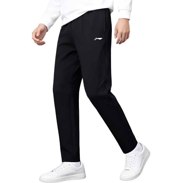 Li Ning Sportlich Lässig Outdoor Mode Gerade Bein Schweißhose Herren Unterteile ASWKA11-1