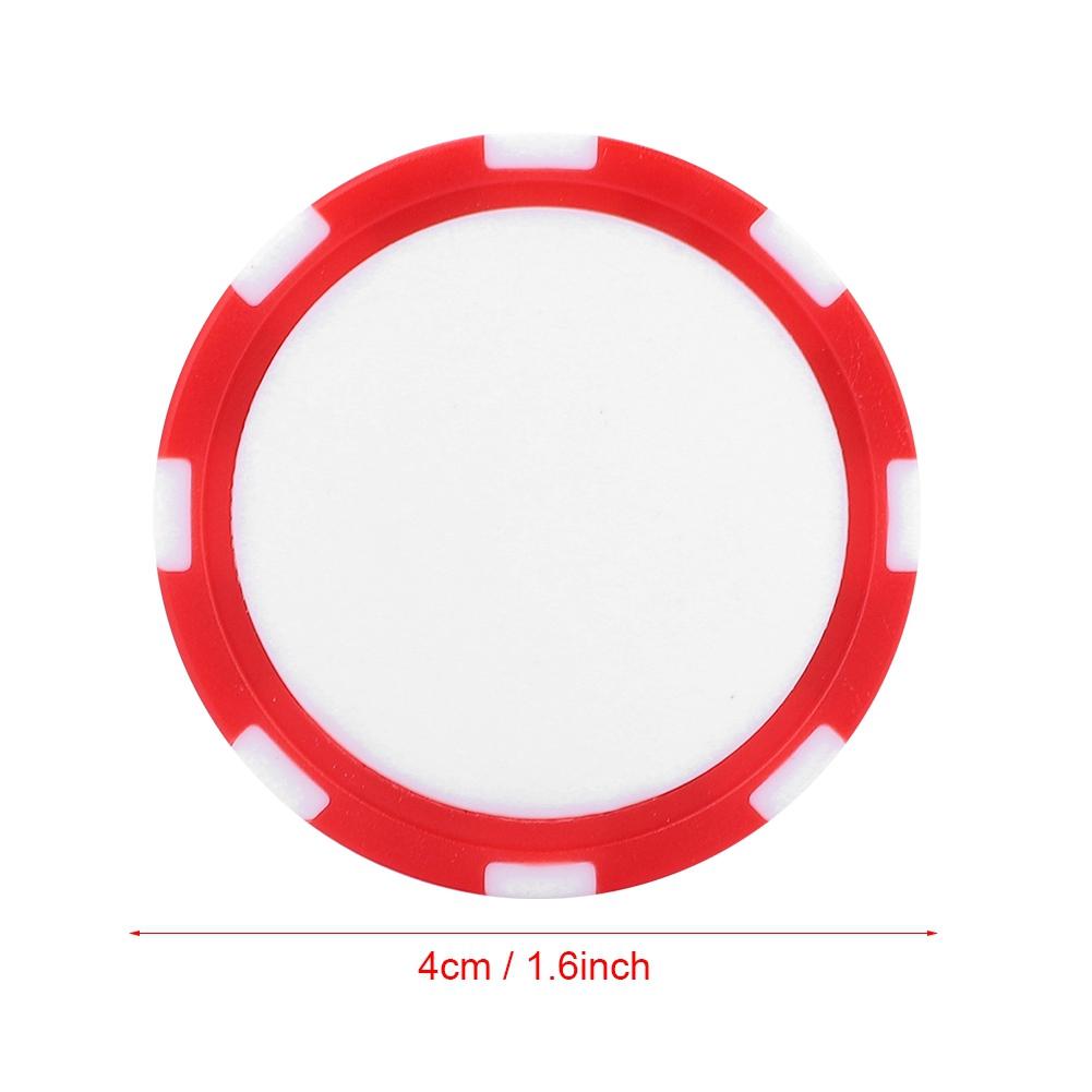 Lightweight Golf Marker Level Ball Marker Durable ABS Golf Poker Chip Golfer Gift Red