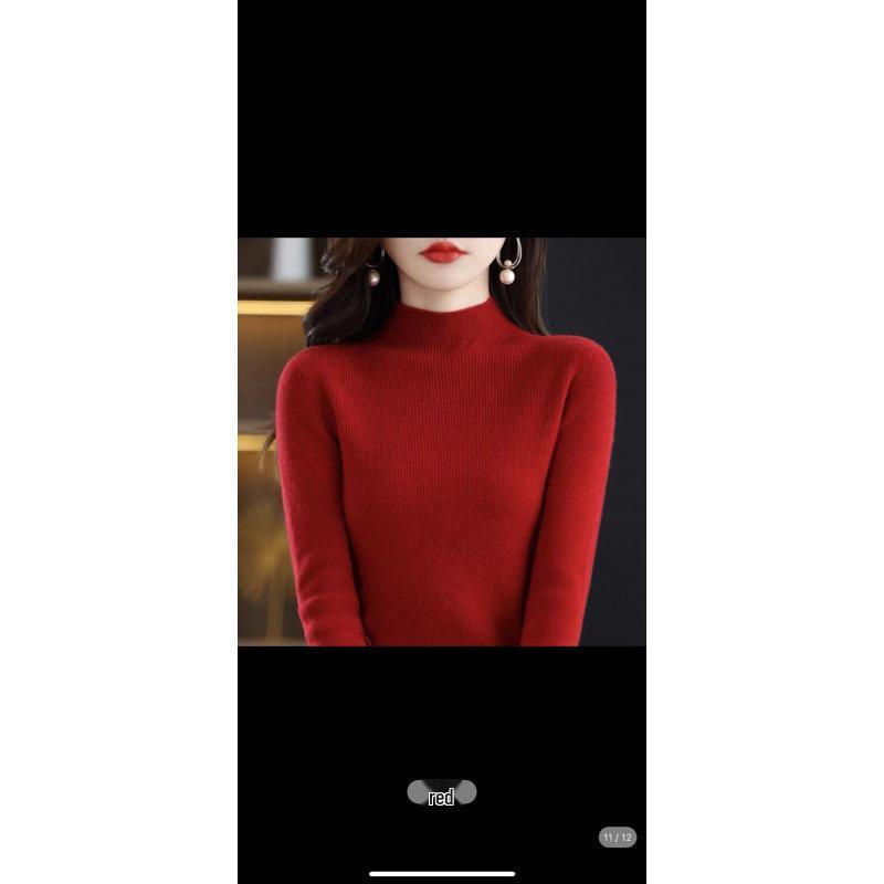 Maglione a collo mezzo alto in maglia Autunno/Inverno 2023 – Base layer casual e versatile
