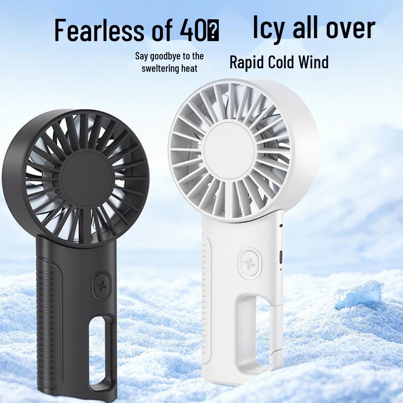 2026 Handheld USB Neck Fan with Carabiner - Lightweight and Portable
