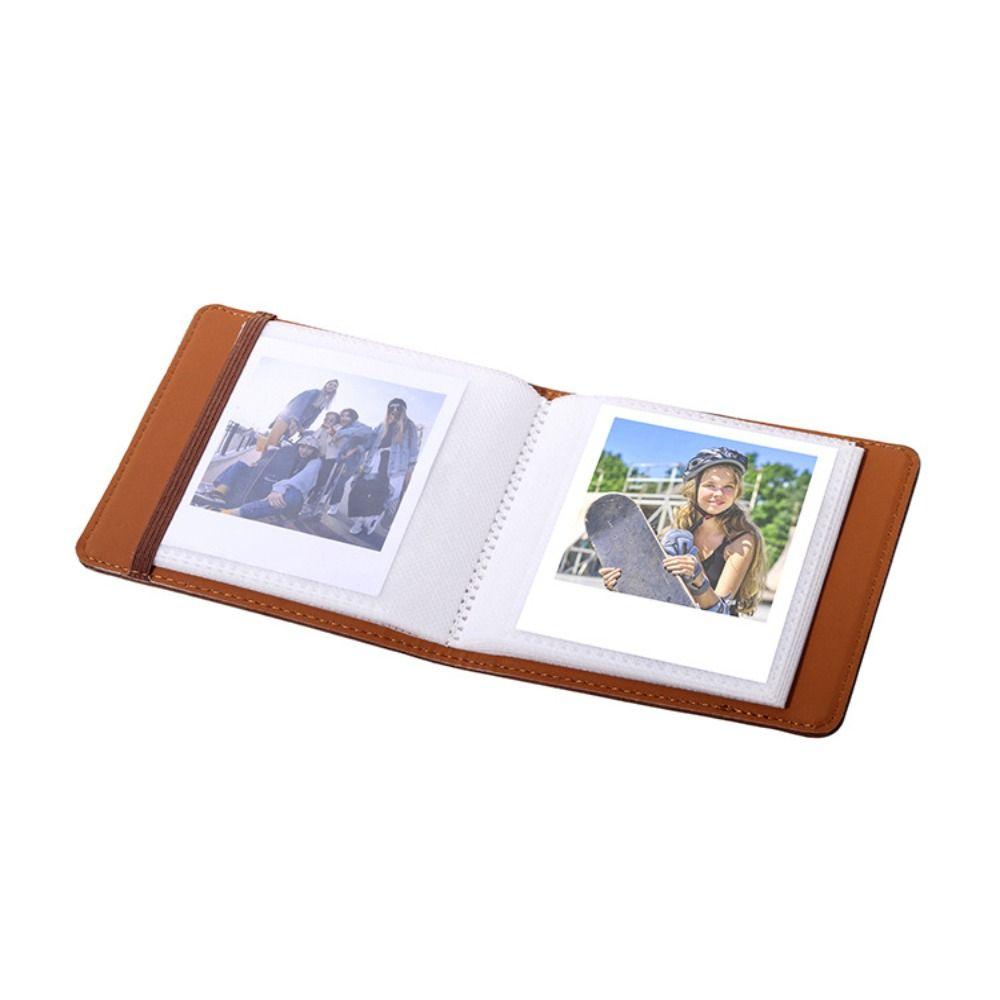 Front Display Window 4 Inch Photo Album Memory Book for Fujifilm Instax Square SQ Travel Memories