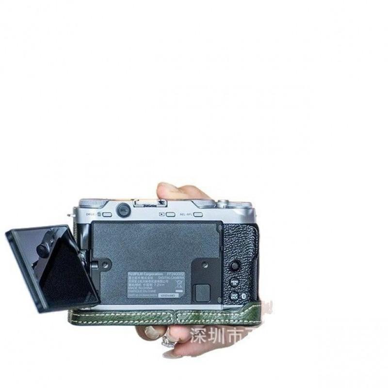 Fuji X-M5 Kamera Halbschale PU-Leder Schutzhülle Mit Tragegurt Reisefotografie