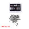 [TL][TL]100 Pcs/box High Quality A1 Coil Wire Heating Resistance Premade Coils DIY Prebuilt Coil Wire 3.0 Circle Diameter