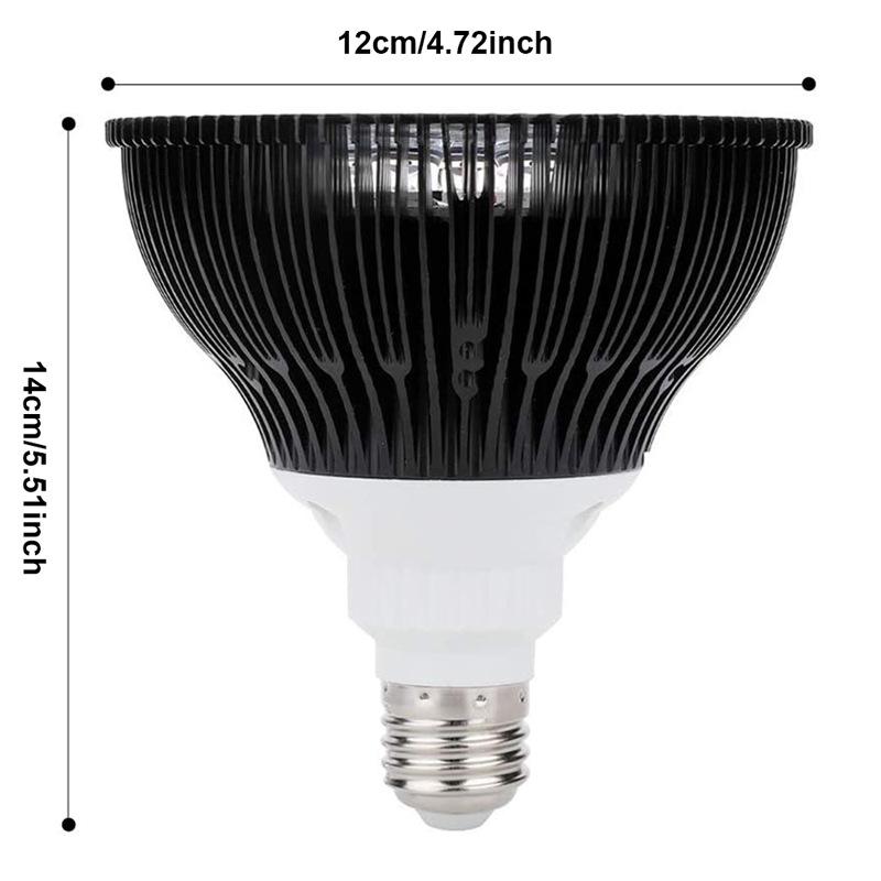 PAR38 Infrared Physiotherapy & LED Plant Growth Lamp – Red/Blue Light, 18W/36W Spotlight