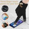 Womens Winter Gloves Cold Weather Warm Knit Touchscreen Fingers Elastic Cuff Soft Lining Thermal Dual Layer Glove