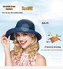 Korean Bowknot Sun Protection Straw Hat – Foldable Summer Beach Bucket Hat for Women