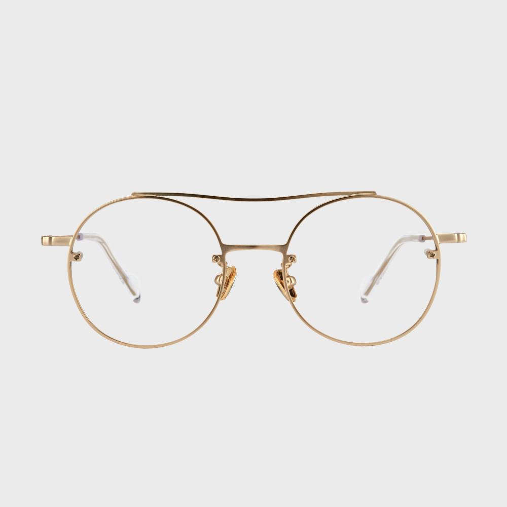 Deumeuaen Cross Road 07 Beta Titanium Rimless Glasses