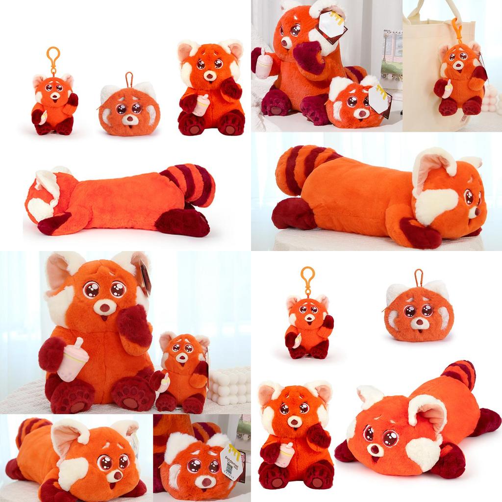 Disney Red Panda Plush Toy With Transforming Feature