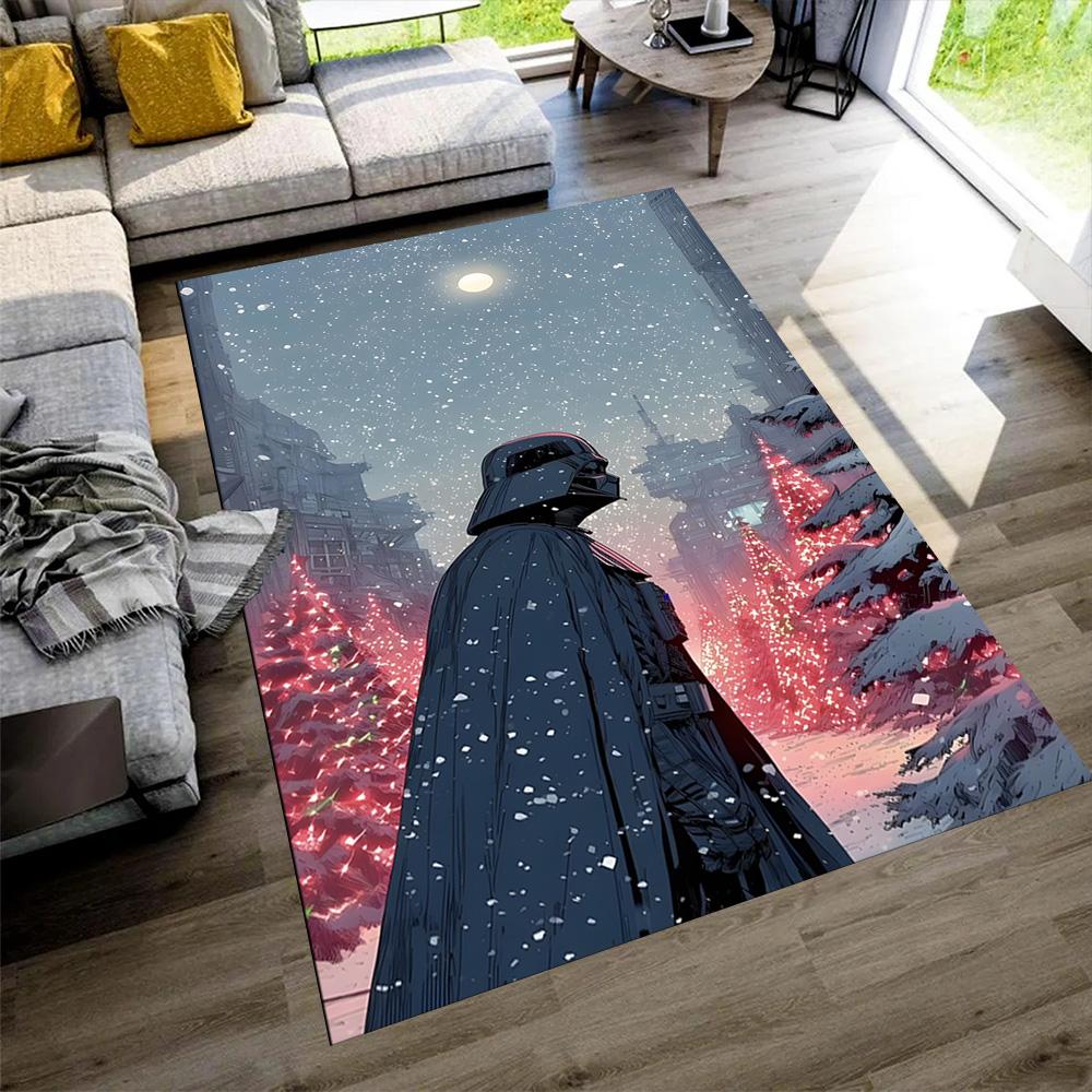 Star Wars Floor Mat Suitable for Dining Room Foyer Balcony Hallway Anti-slip Rug Anime Office Decor Luxury Gift for Birthday, Christmas, Wedding