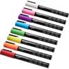 Amazon Basic Chalk Marker Set, Fine Line, Bright Color, Pack of 8