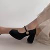 Temperament women Mary Jane single shoes spring new versatile not tired feet word high heels