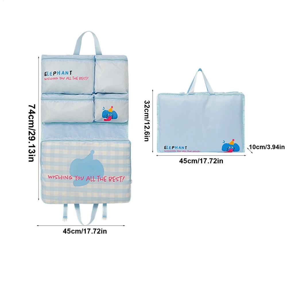 Underwear Travel Organizer Travel Bra Organizer Moving Packing Case Foldable Organization Pouch For Closet Dorm Hotel Daily Use