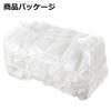 Strix Design Large, Thick, Disposable Hand Towels, Made In Japan, Round, 60 Individually Wrapped, Embossed Surface, Comfortable To Use, Non-Woven Rayo