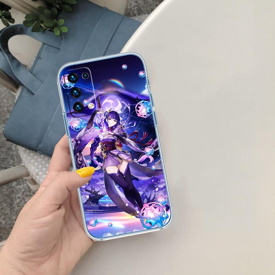 HK36 Genshin Impact Phone Case for Motorola Moto Edge 20 30 40 50 S30 Fusion Ultra Pro Neo Lite + G200 G23