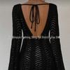 European Lace Knit Beach Cover-Up: Sun-Protection Bikini Pullover, Sexy Loose Design