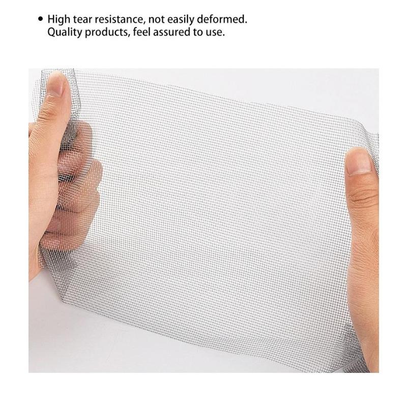 Tela de janela grande faça você mesmo, à prova de animais de estimação e resistente a mosquitos/insetos, adequada para varandas, jardins e muito mais