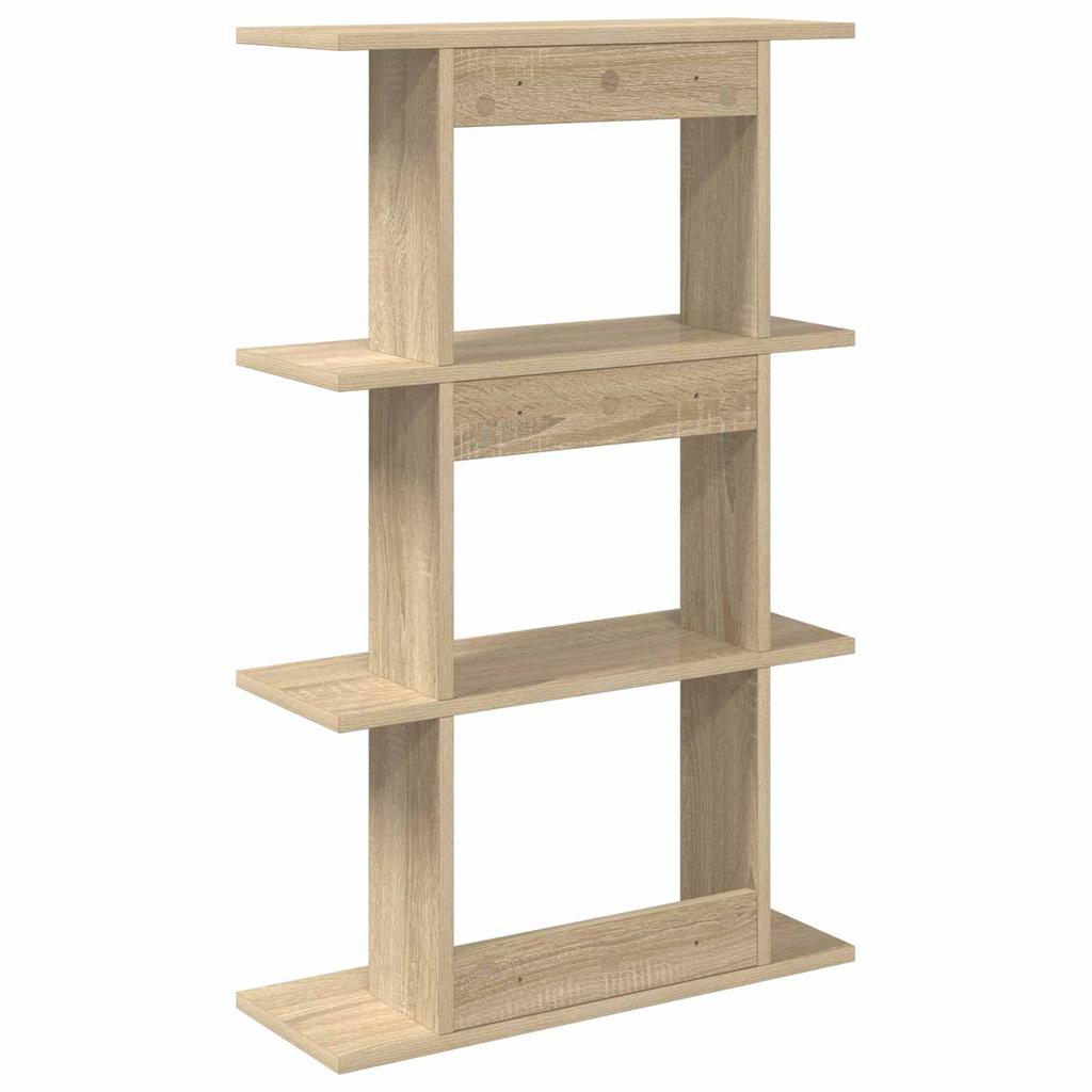 Wall Shelf Wall Mount Brown 56 X 20 X 90 Cm Particleboard