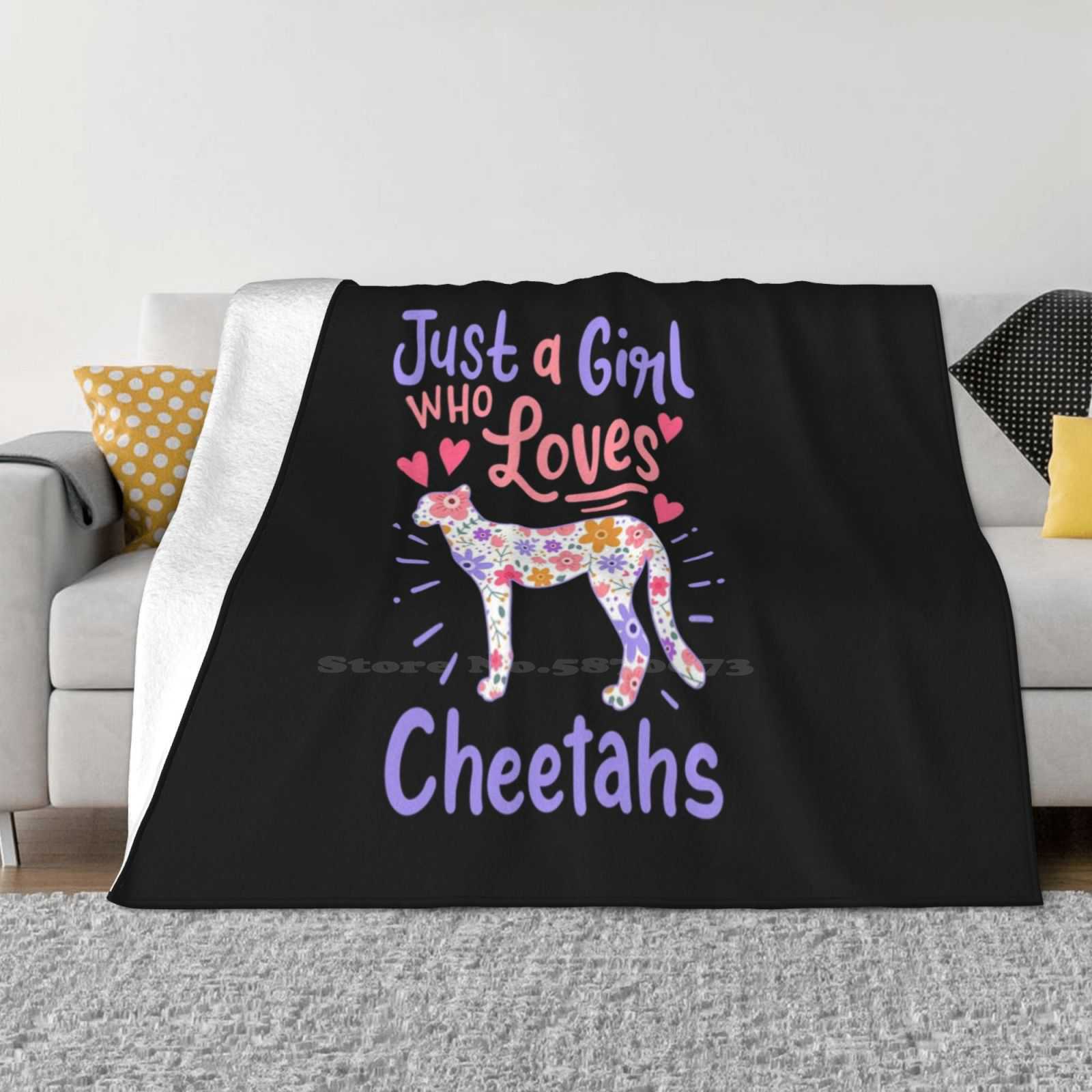 Cheetah Cheetah Lover Low Price New Print Novelty Fashion Soft Warm Blanket Africa Safari Cheetah Lover Zoo Animal Zookeeper 30x40in