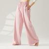 Women's High Waist Modal Dance & Yoga Pants - Loose, Straight Leg for Summer Practice