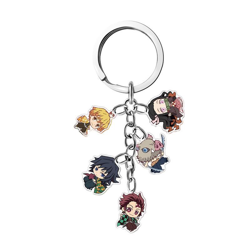 Anime Demon Slayer Acrylic Keychain Transparent Charm Manufacturer Direct Supply Multiple Styles Bulk Custom Beautiful Design