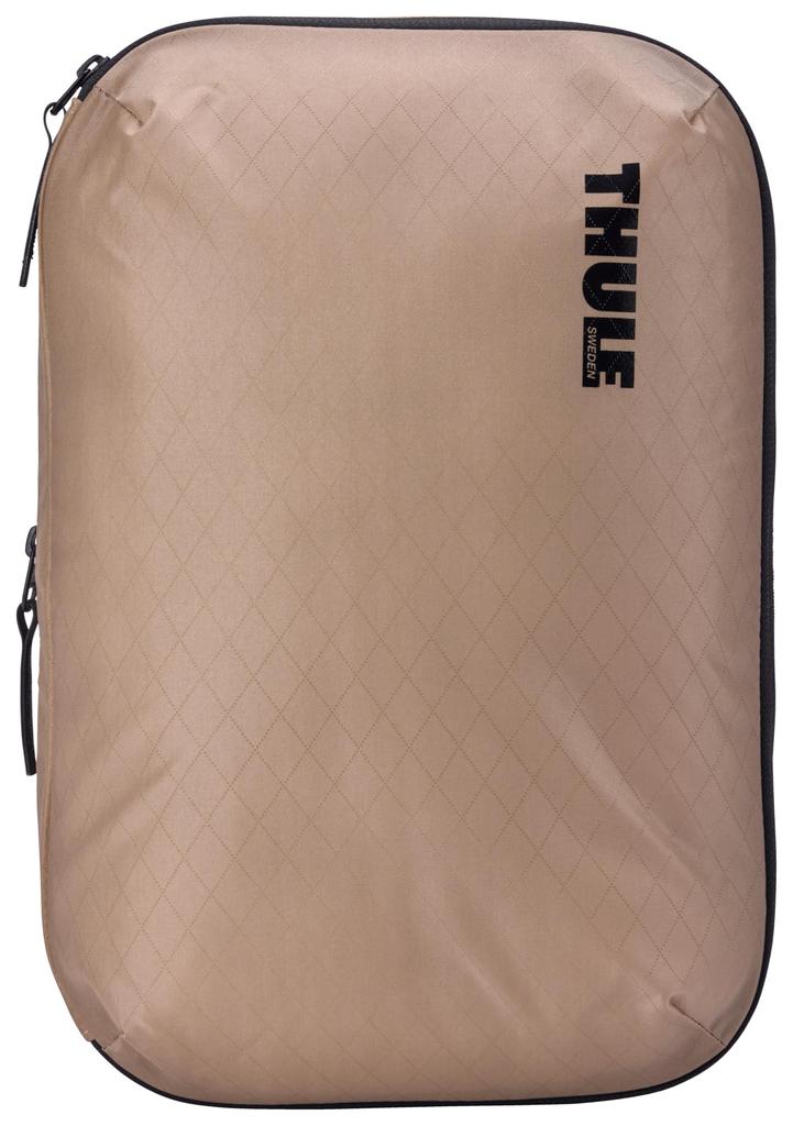 THULE Compression Packing Cube Medium Case - Durable, Water-Repellent, Holds Approximately 10 T-Shirts, 3205561 Gentle Beige