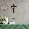 1pc Cross Sign Inspirational Metal Wall Art Religious Wall Decor Resurrection Wall Hanging Perfect Christian Faith Gift