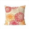 Dahlia Flower Pattern Pillow Case For Car Sofa Decorative Home Doublesided Print Plush Square Throw Pillow Cushion Cover