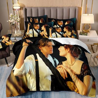 Titanic Jack And Rose Duvet Cover SetsTitanic Leonardo Dicaprio Bedding SetComforter Bed Linen Queen King Single Size