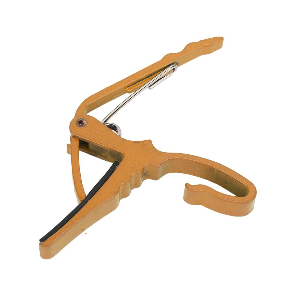 Guitar Capo Alloy Quick Tone Change Portable Instrument Accessory for Playing Performance Gold