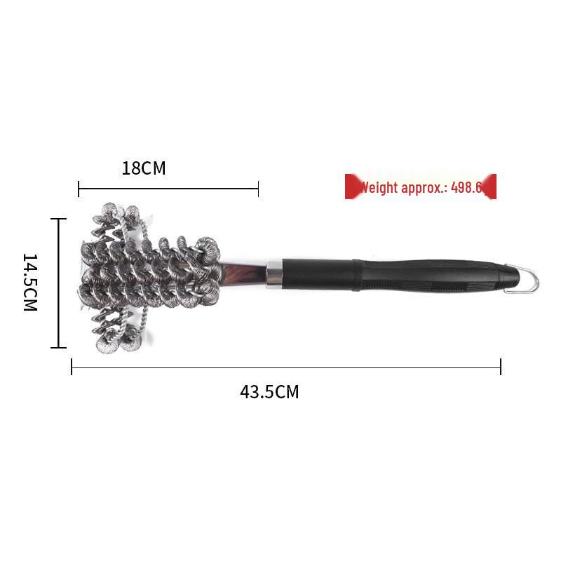 ZISIZ Heavy-Duty BBQ Grill Brush
