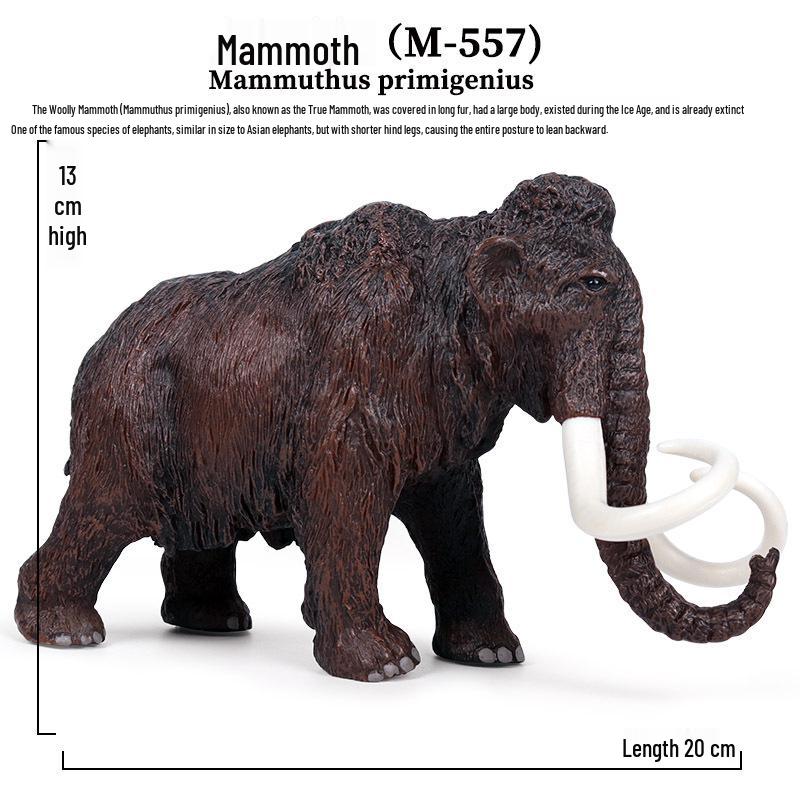 Woolly Mammoth Prehistoric Animal Toy - Elephant Model for Kids
