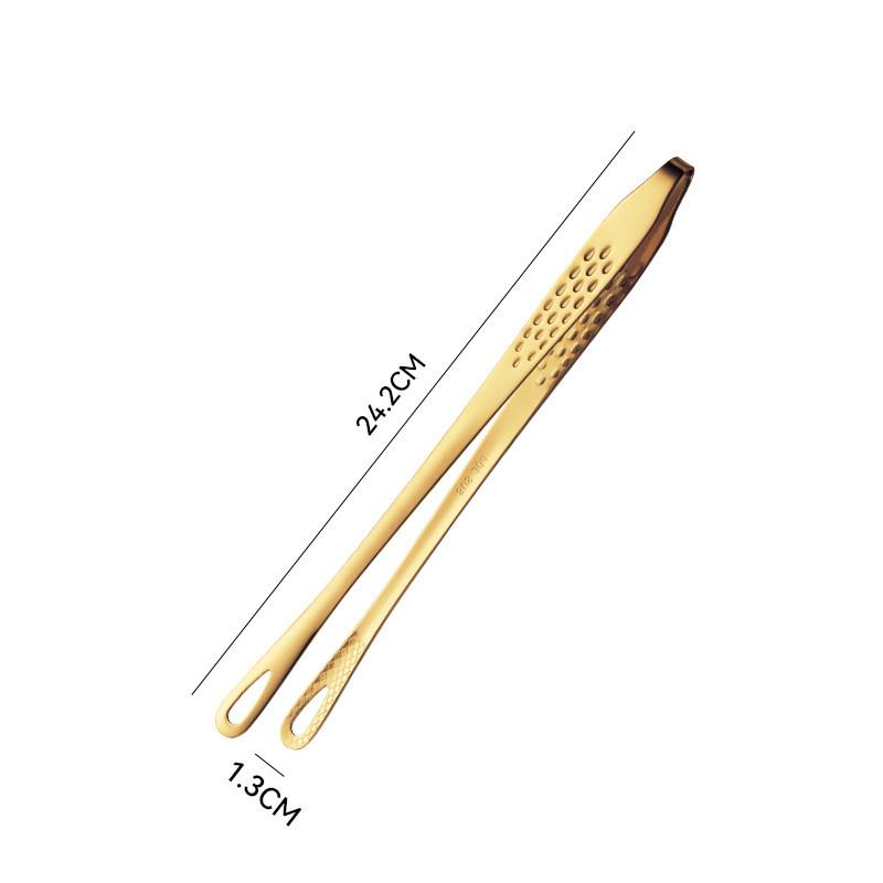 

304 Stainless Steel Food Clip Long Handle BBQ Bread Steak Meat Salad Picnic Party Non-Slip Portable Kitchen Baking Cooking Tools