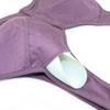 New soft cotton lace flower front buckle underwear women's cotton vest bra large size steel rimless underwear