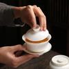 Mutton Fat Jade Porcelain Travel Tea Set