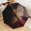 1pc German Top Singer Ayliva Umbrella Portable Folding Umbrella Iron Frame Hole Bone Structure Outdoor Home Umbrella