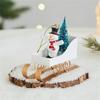 Weatherproof Iron Sled Car Interiors Christmas Tree Hanging Ornament For Mantel Window Entryway Holiday Party Decoration