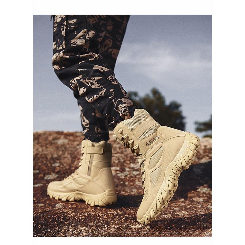 Herrenstiefel, Verschleißfeste Rutschfeste Bequeme Outdoor-Schuhe zum Wandern, Bergsteigen, Jagen, Trekking, Herrenschuhe