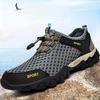 Wading Shoes Men's Fashion Outdoor Creek Walking Shoes Fly-woven Breathable Quick-drying Casual Shoes Men's Mesh Hollow Men's Shoes