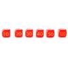 50Pcs Damage Indicator Dices Acrylic Six Sides Game Dices Animation Character Damage Counter Dices Easy to Read Number