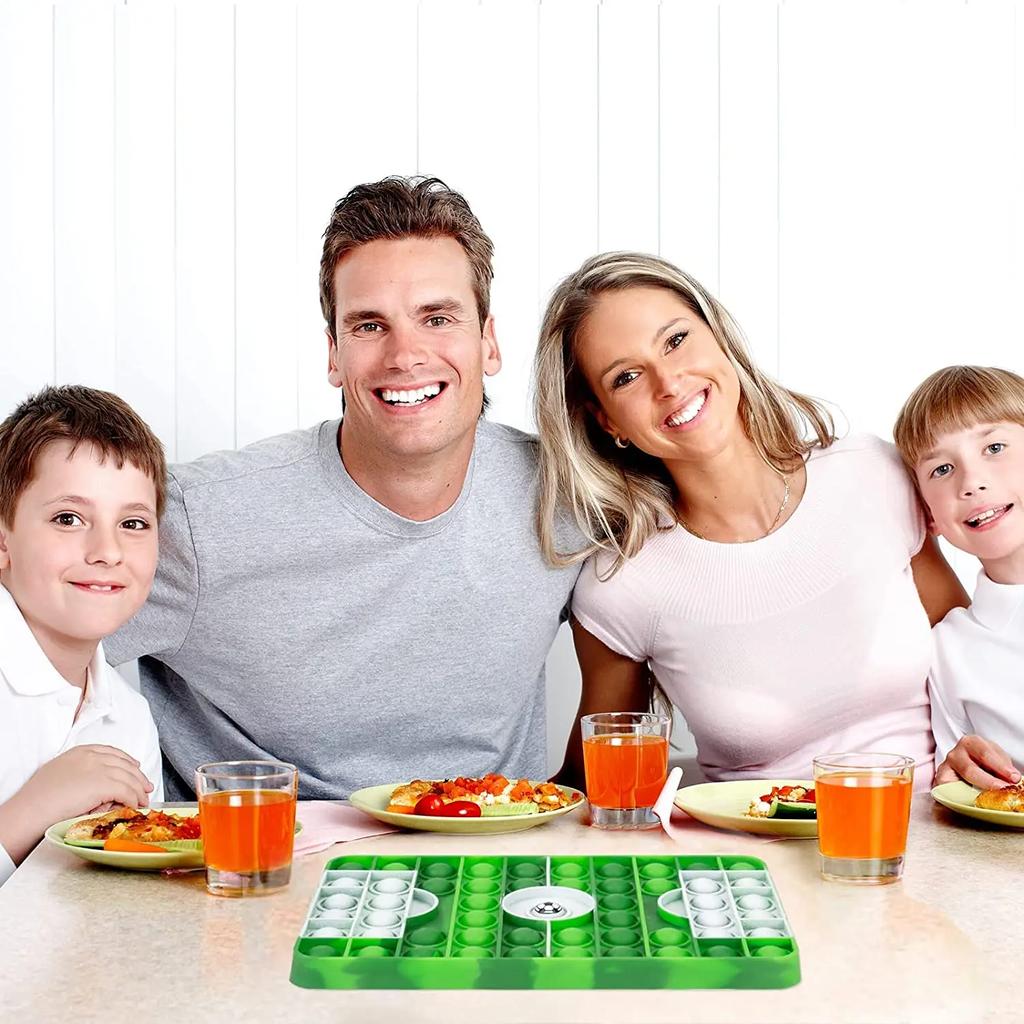 Big Pop Bubble Sensory Fidget Toy for Boys Kids Soccer Field Pop Stress Relief Fidget Popper Toy for Kids Autism ADHD Anxiety