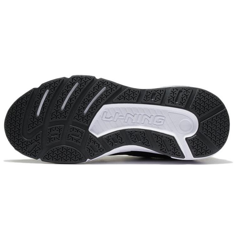 New LiNing Cushioned Anti Slip Wear Resistant And Water Resistant Low Top Casual Shoes Women's Black Pink AGLR332-1