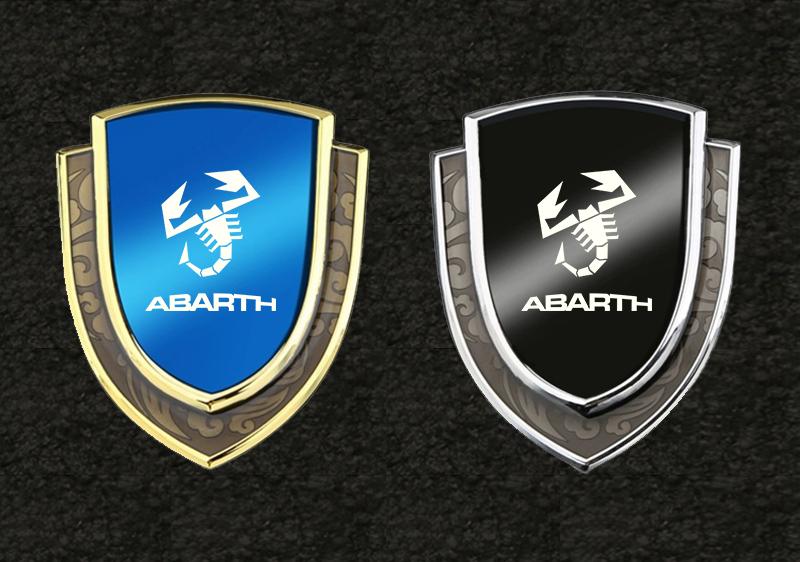 Adesivi per auto 3D accessori in metallo accessorio auto per abarth 695 595 500 competizione