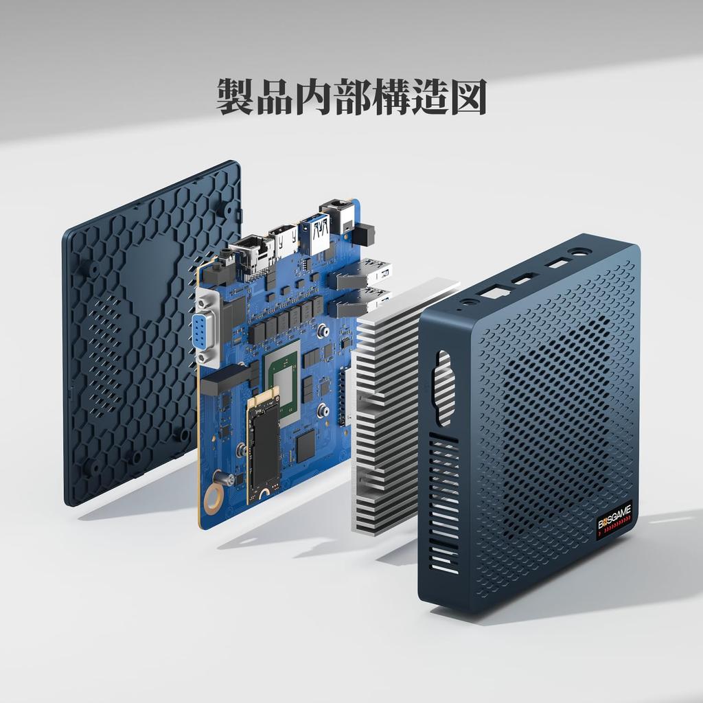 BOSGAME Mini PC Fanless Silent Desktop Computer 4GB 64GB eMMC Micro Celeron N4020 Max Compact 1000M Auto Power On Support Windows 10 Pro Mini Computer